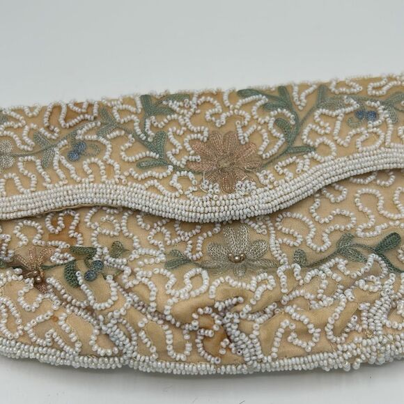 Vintage Walborg beaded clutch purse - Handmade in Belgium - Picture 2 of 10